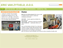 Tablet Screenshot of ericvanzytvelddds.com